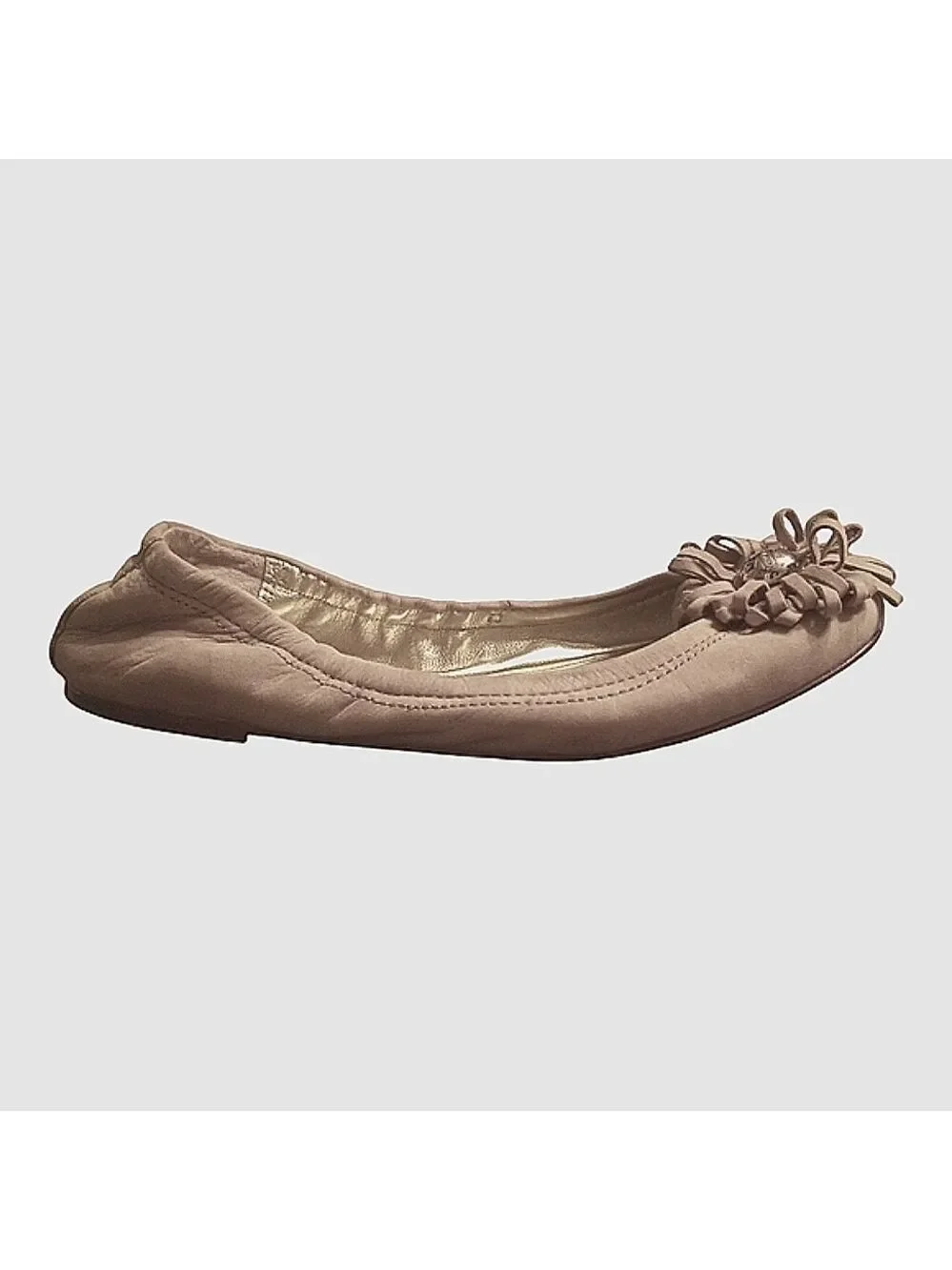 Coach Women's Camel Hair Color Ballet Flats
